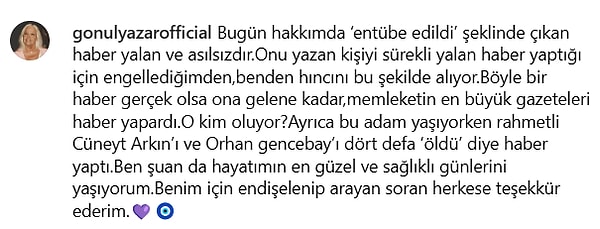 Gönül Yazar'dan Kendisinin Entübe Edildiğini İddia Eden Gazeteciye Sert "O Kim Oluyor" Çıkışı 3 gonul yazardan kendisinin entube edildigini iddia eden gazeteciye sert o kim oluyor cikisi 2 X5FpAr9k