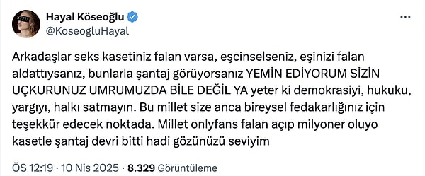 Hayal Köseoğlu İmamoğlu Protestolarına Sessiz Kalan Meslektaşlarını Topa Tuttu 4 hayal koseoglu imamoglu protestolarina sessiz kalan meslektaslarini topa tuttu 3 96Fc3ZHm