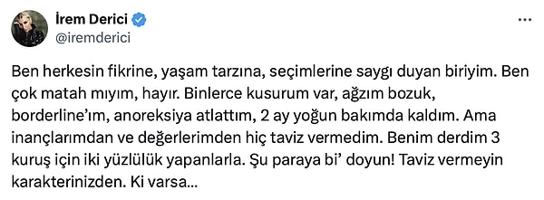 Instagram Yetmedi: İrem Derici'den Espressolab Paylaşımı Yapan Mert Vidinli'ye X'ten 'Karakter' Dersi! 3 instagram yetmedi irem dericiden espressolab paylasimi yapan mert vidinliye xten karakter dersi 2 Hy45WgzA