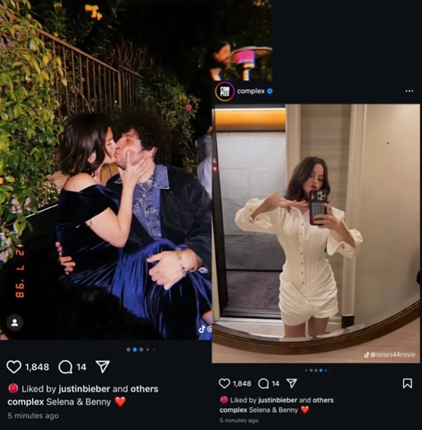 Justin Bieber, "Takıntının Böylesi" Dedirtti: Selena Gomez ve Nişanlısı Benny Blanco'lu Bir Paylaşımı Beğendi! 4 justin bieber takintinin boylesi dedirtti selena gomez ve nisanlisi benny blancolu bir paylasimi begendi CpNDsRAt