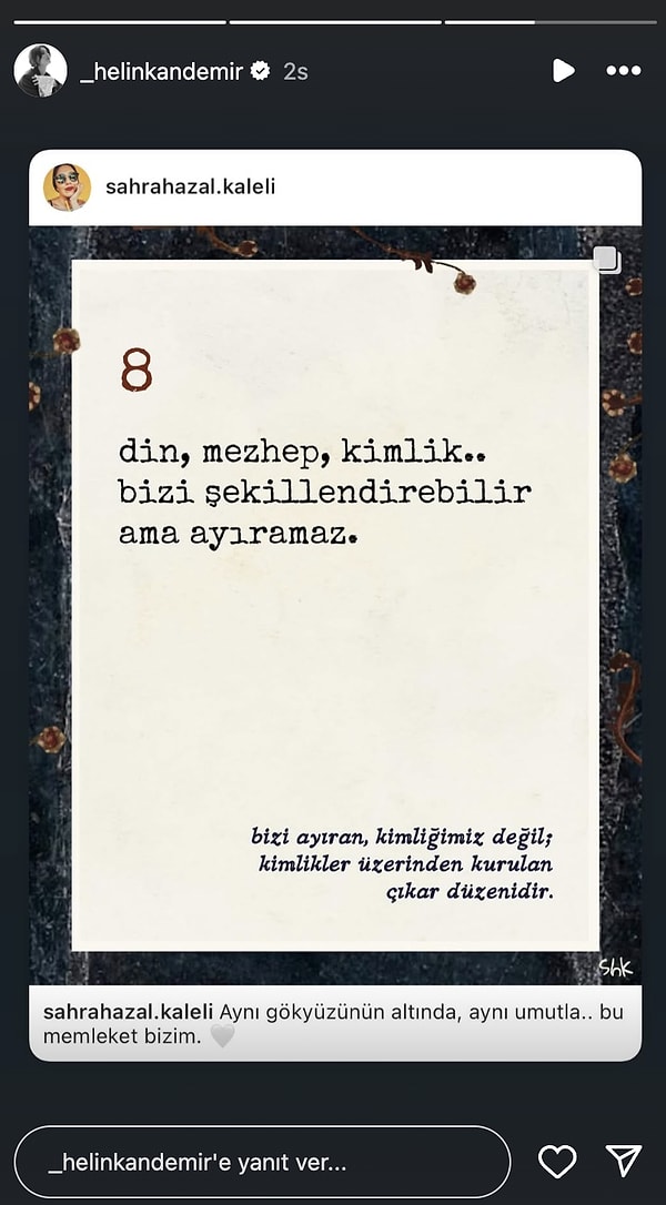 Kırlar İçindeki Hazar Ergüçlü'den Tatildeki Zeynep Alkan'a 4 Nisan'da Ünlülerin Instagram Hikayeleri 7 kirlar icindeki hazar ergucluden tatildeki zeynep alkana 4 nisanda unlulerin instagram hikayeleri 6 iy7IUJiL
