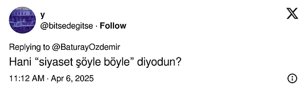 Komedyen Baturay Özdemir "Cumhuriyet" Tweeti Sonrası Gelen Yorumlar Üzerine Sitem Etti 7 komedyen baturay ozdemir cumhuriyet tweeti sonrasi gelen yorumlar uzerine sitem etti 6 XqkYpivd