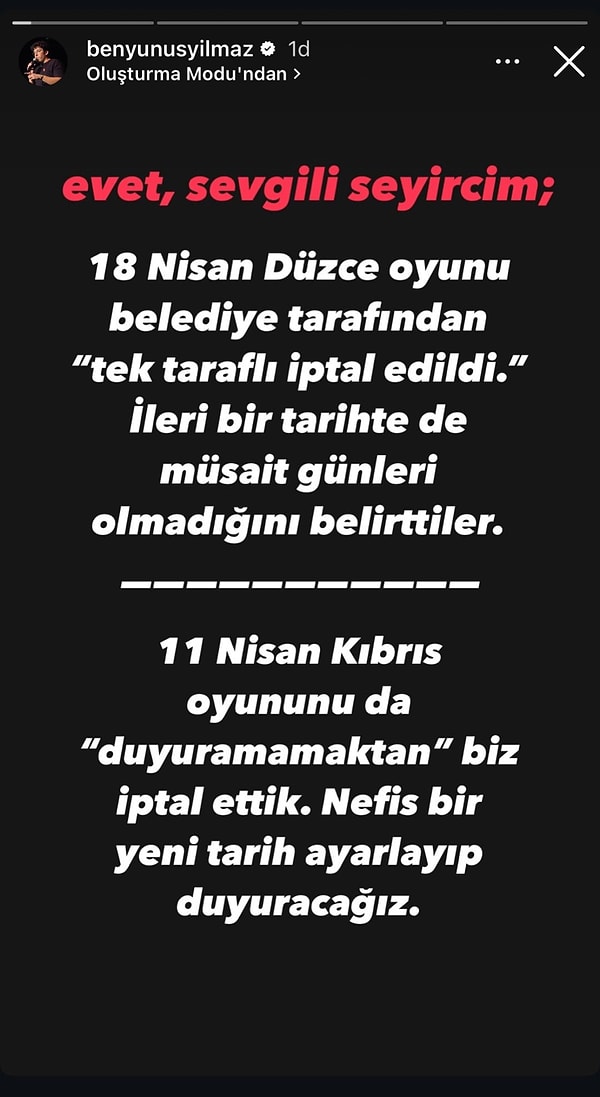 Komedyen Yunus Yılmaz, Boykot Çağrısında Bulunduğu İçin Oyunlarının İptal Edildiğini Açıkladı! 3 komedyen yunus yilmaz boykot cagrisinda bulundugu icin oyunlarinin iptal edildigini acikladi 2 cm8w9SyF