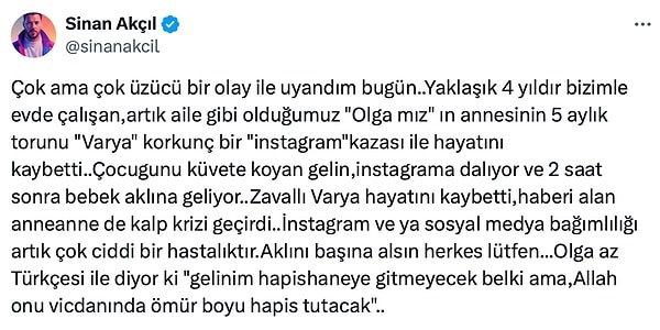 "Korkunç Instagram Kazası" Sinan Akçıl Evindeki Yardımcısının Başına Gelen Talihsiz Kaybı Anlattı! 3 korkunc instagram kazasi sinan akcil evindeki yardimcisinin basina gelen talihsiz kaybi anlatti 2 WV9vWZqV
