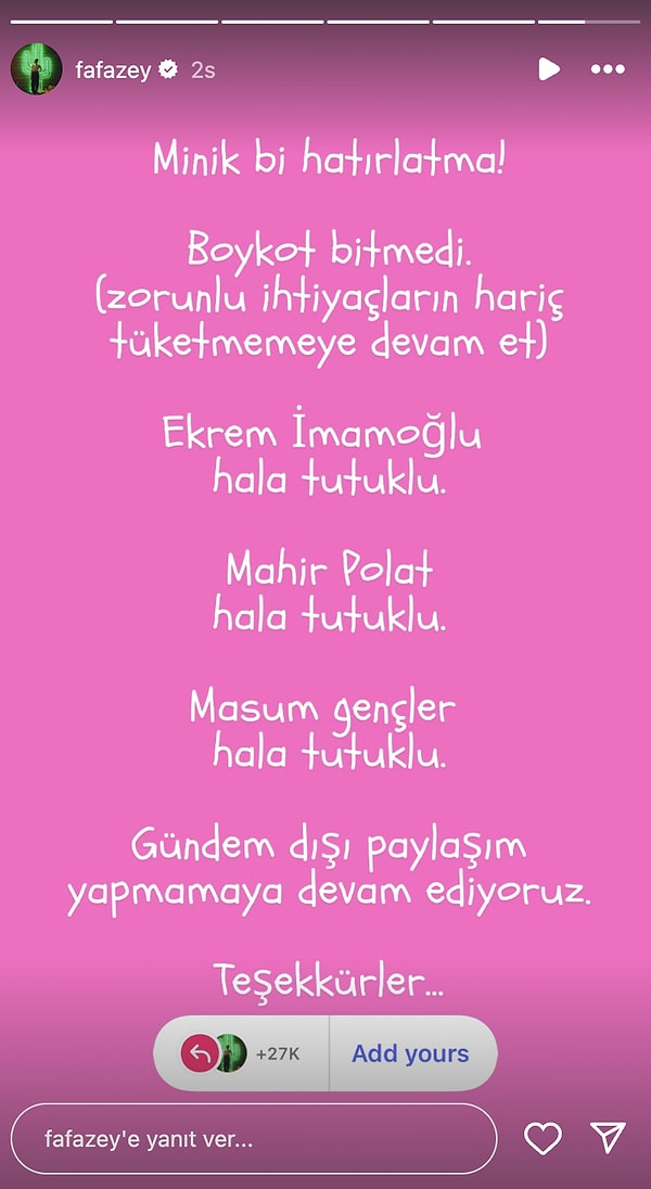 Melis İşiten'in Biricik Kızından Demet Akalın'ın Göndermeli Sözüne 3 Nisan'da Ünlülerin Instagram Hikayeleri 10 melis isitenin biricik kizindan demet akalinin gondermeli sozune 3 nisanda unlulerin instagram hikayeleri 9 TuSJ1pmL