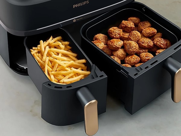 Philips Çift Hazneli Airfryer ile Yemek Yaparken Zamandan Tasarruf Etmenin Yolları 1 philips cift hazneli airfryer ile yemek yaparken zamandan tasarruf etmenin yollari 0