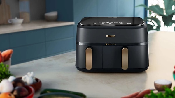 Philips Çift Hazneli Airfryer ile Yemek Yaparken Zamandan Tasarruf Etmenin Yolları 2 philips cift hazneli airfryer ile yemek yaparken zamandan tasarruf etmenin yollari 1