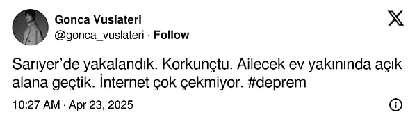 unlu bircok isim istanbuldaki 62 buyuklugundeki depremin ardindan yasananlara tepki paylasimi yapti 1 HHX8pfPS