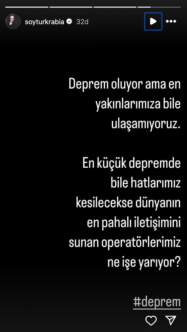 unlu bircok isim istanbuldaki 62 buyuklugundeki depremin ardindan yasananlara tepki paylasimi yapti 3 FfJ79VXF