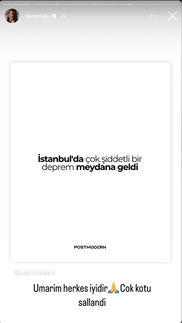 unlu bircok isim istanbuldaki 62 buyuklugundeki depremin ardindan yasananlara tepki paylasimi yapti 6 jy2tSvv9