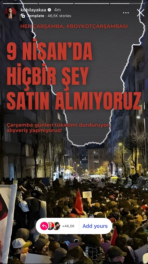 Ünlü İsimlerden 9 Nisan Çarşamba Günü İçin Tüketim Boykotu Çağrısı! 4 unlu isimlerden 9 nisan carsamba gunu icin tuketim boykotu cagrisi 3 PNspek1L