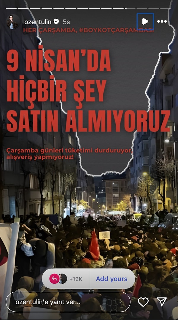 Ünlü İsimlerden 9 Nisan Çarşamba Günü İçin Tüketim Boykotu Çağrısı! 5 unlu isimlerden 9 nisan carsamba gunu icin tuketim boykotu cagrisi 4 Sdmn4rcI