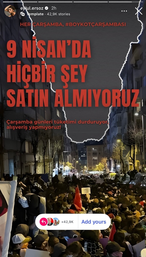 Ünlü İsimlerden 9 Nisan Çarşamba Günü İçin Tüketim Boykotu Çağrısı! 6 unlu isimlerden 9 nisan carsamba gunu icin tuketim boykotu cagrisi 5 4RBNJXve