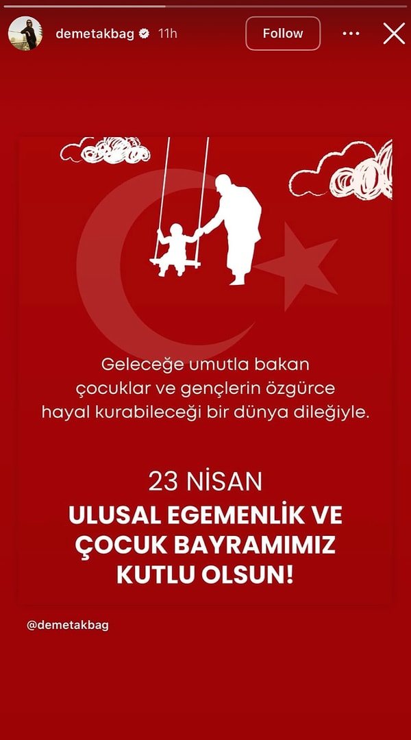 unlu isimlerin 23 nisan ulusal egemenlik ve cocuk bayraminda yaptigi paylasimlar 15 SyHbcsJi