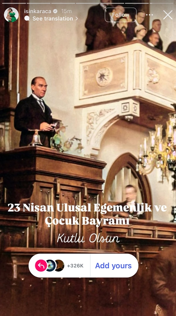 unlu isimlerin 23 nisan ulusal egemenlik ve cocuk bayraminda yaptigi paylasimlar 16 GdeqXJNe