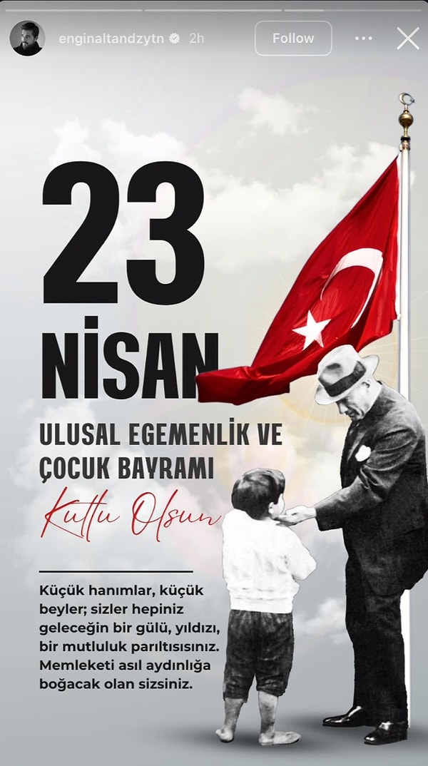 unlu isimlerin 23 nisan ulusal egemenlik ve cocuk bayraminda yaptigi paylasimlar 18 YGVBm4hG