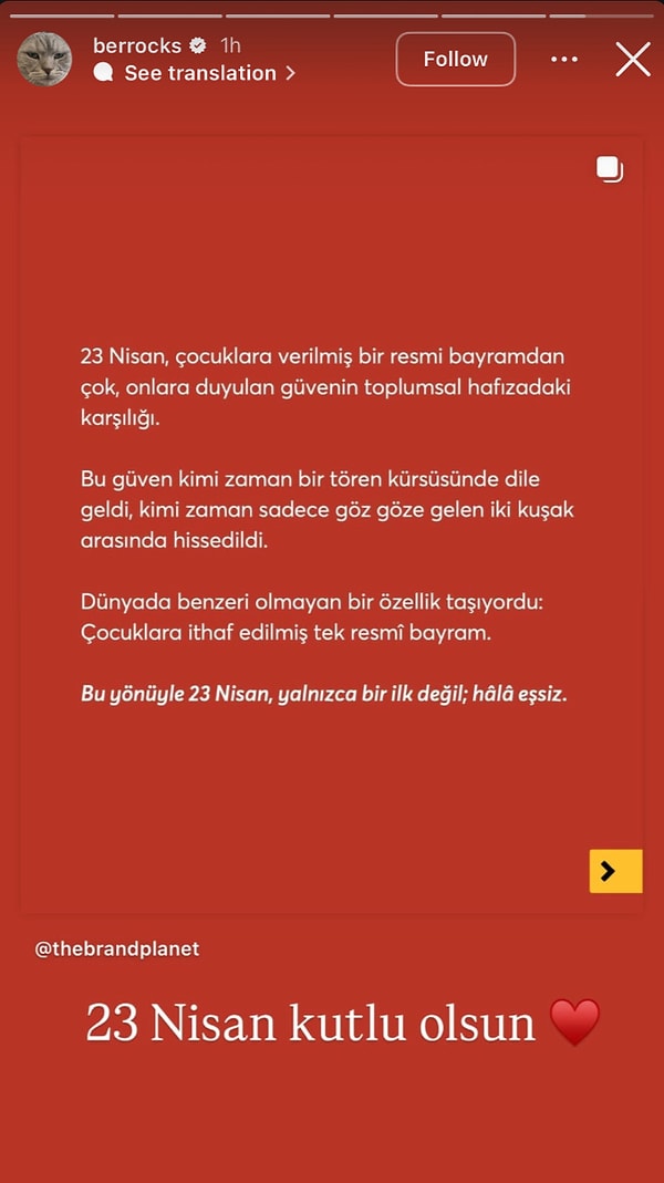 unlu isimlerin 23 nisan ulusal egemenlik ve cocuk bayraminda yaptigi paylasimlar 19 S7zfOzDK