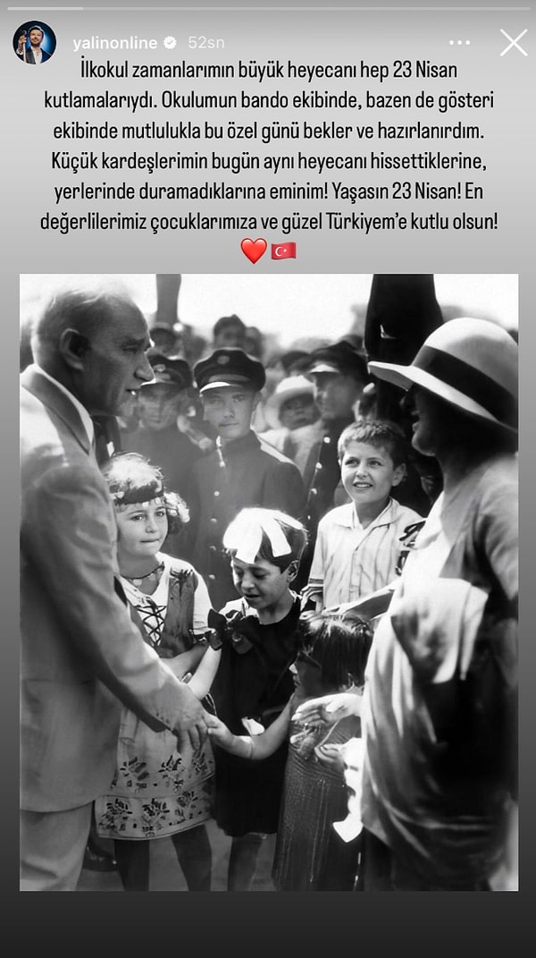 unlu isimlerin 23 nisan ulusal egemenlik ve cocuk bayraminda yaptigi paylasimlar 2