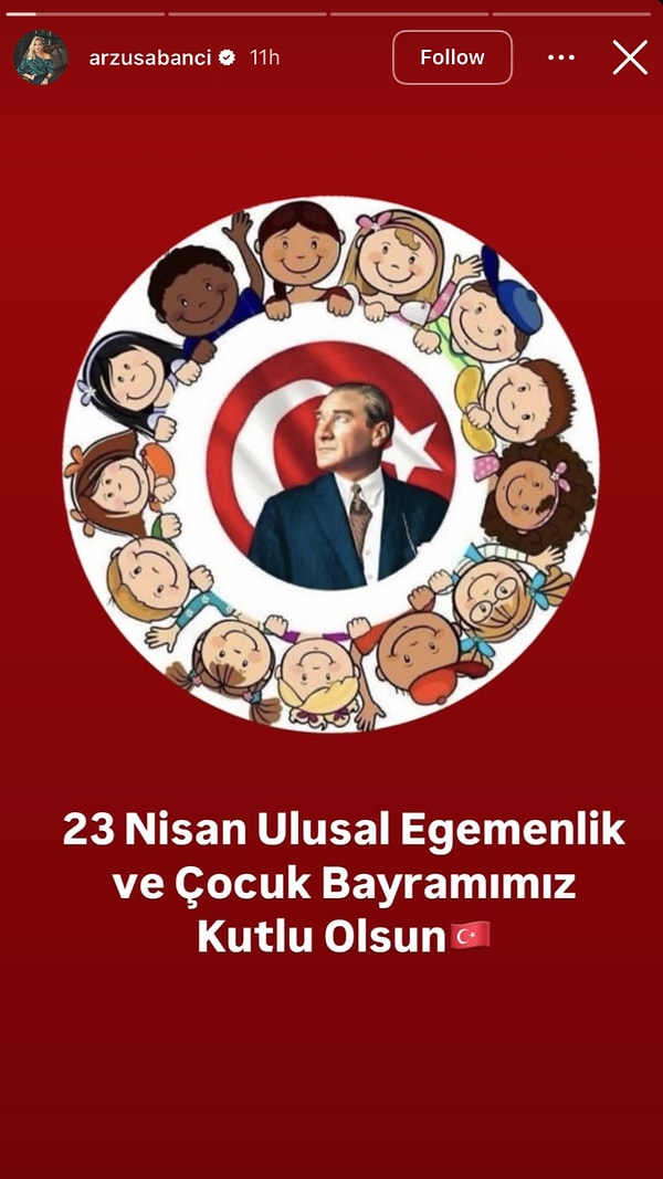 unlu isimlerin 23 nisan ulusal egemenlik ve cocuk bayraminda yaptigi paylasimlar 22 geZd6FIn
