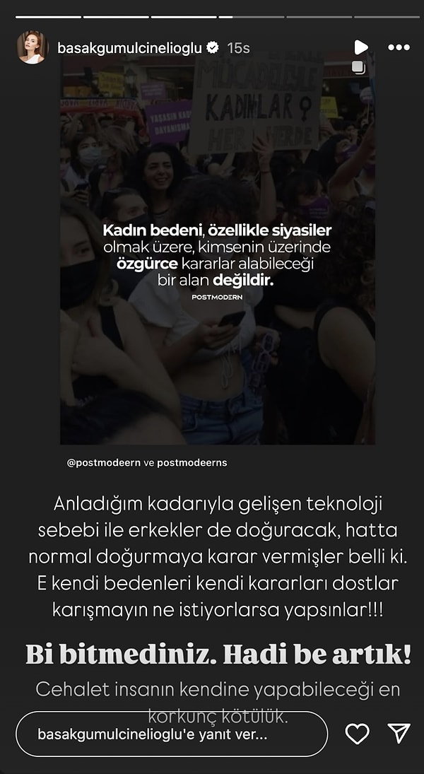 "Yazıklar Olsun!": Ünlü İsimlerden "Doğal Olan Normal Doğum" Pankartına Tepki Yağdı 14 yaziklar olsun unlu isimlerden dogal olan normal dogum pankartina tepki yagdi 13 jr9u5r53