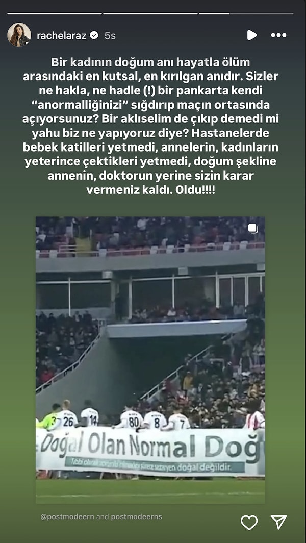 "Yazıklar Olsun!": Ünlü İsimlerden "Doğal Olan Normal Doğum" Pankartına Tepki Yağdı 16 yaziklar olsun unlu isimlerden dogal olan normal dogum pankartina tepki yagdi 15 KqlismkR