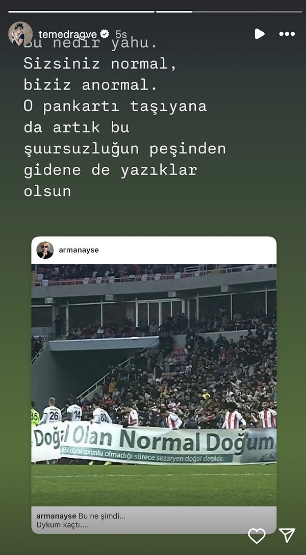 "Yazıklar Olsun!": Ünlü İsimlerden "Doğal Olan Normal Doğum" Pankartına Tepki Yağdı 4 yaziklar olsun unlu isimlerden dogal olan normal dogum pankartina tepki yagdi 3 DHzr6H2Z