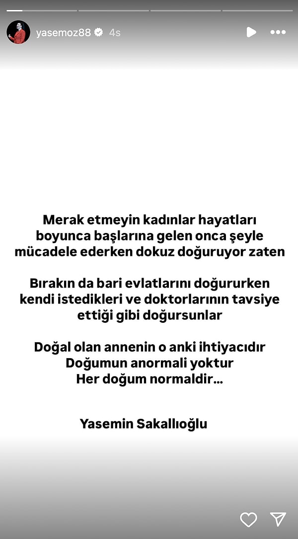 "Yazıklar Olsun!": Ünlü İsimlerden "Doğal Olan Normal Doğum" Pankartına Tepki Yağdı 5 yaziklar olsun unlu isimlerden dogal olan normal dogum pankartina tepki yagdi 4