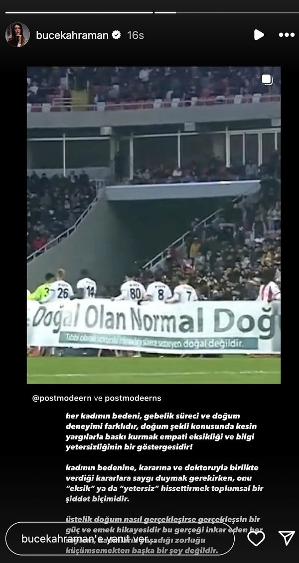"Yazıklar Olsun!": Ünlü İsimlerden "Doğal Olan Normal Doğum" Pankartına Tepki Yağdı 9 yaziklar olsun unlu isimlerden dogal olan normal dogum pankartina tepki yagdi 8 kGejGjzL