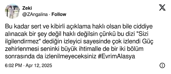Yerden Yere Vurdular: Evrim Alasya Çektiği Video Sonrası İzleyicinin Yoğun Tepkisiyle Karşılaştı 20 yerden yere vurdular evrim alasya cektigi video sonrasi izleyicinin yogun tepkisiyle karsilasti 19