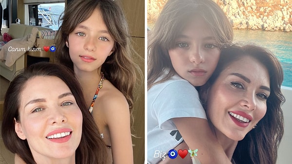 annesine cekmis eski turkiye guzeli nefise karatayin 10 yasindaki kizi maya guzelligiyle buyuledi 3