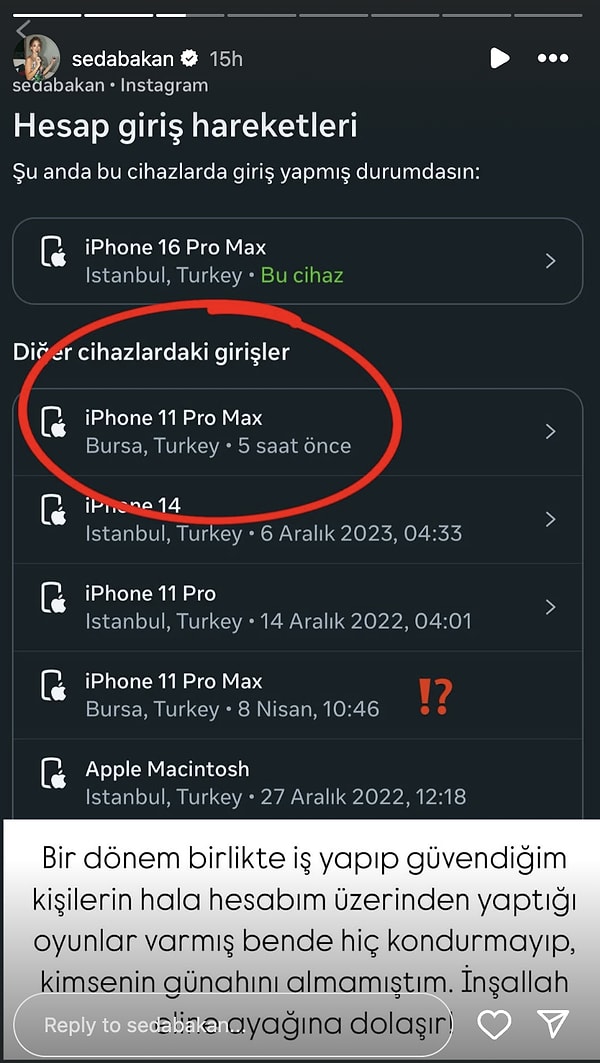 ekran goruntusuyle her seyi ifsa etti likelari yuzunden dostluklari biten seda bakandan bedduali paylasim hdL8FSKW
