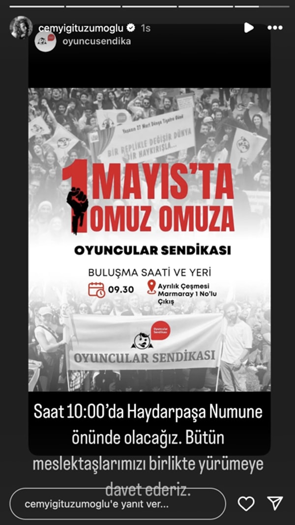 Emek En Yüce Değer: Ünlüler 1 Mayıs'ı Anlamlı Paylaşımlarla Kutladı! 3 emek en yuce deger unluler 1 mayisi anlamli paylasimlarla kutladi 2 mY22chWy