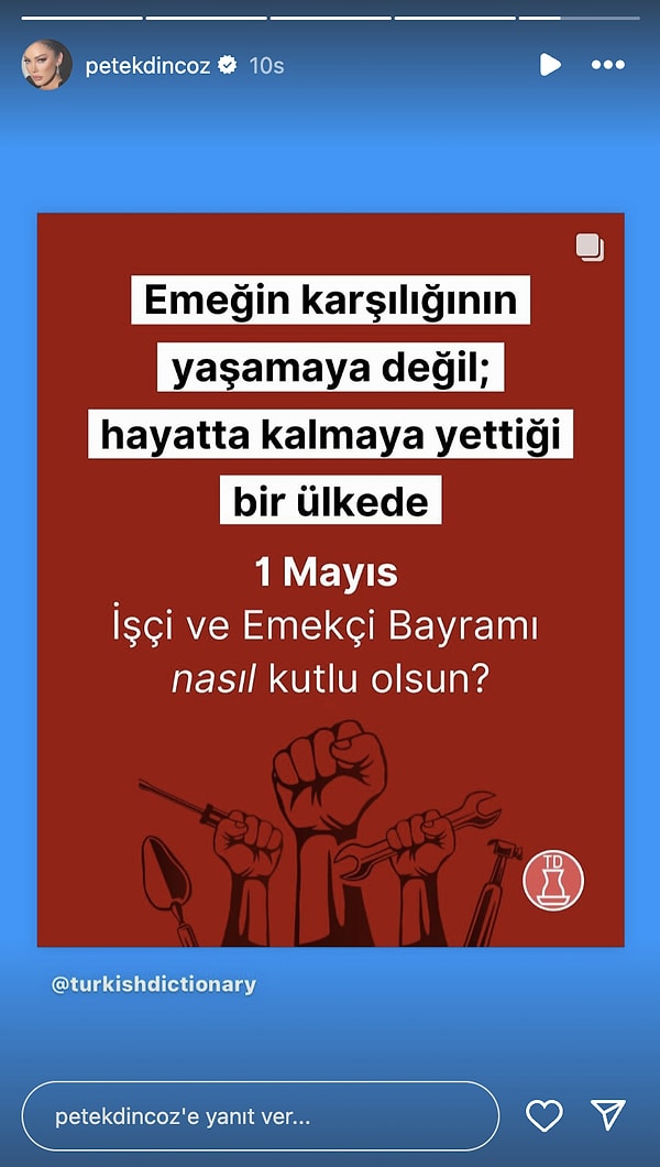 Emek En Yüce Değer: Ünlüler 1 Mayıs'ı Anlamlı Paylaşımlarla Kutladı! 23 emek en yuce deger unluler 1 mayisi anlamli paylasimlarla kutladi 22 ZyM5Ma1L