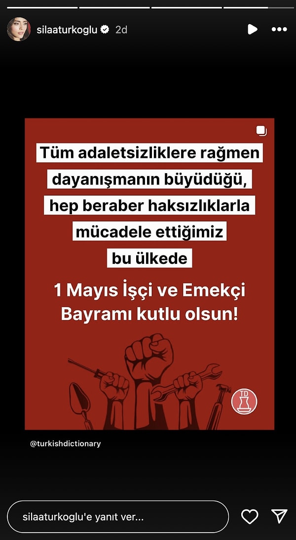 Emek En Yüce Değer: Ünlüler 1 Mayıs'ı Anlamlı Paylaşımlarla Kutladı! 4 emek en yuce deger unluler 1 mayisi anlamli paylasimlarla kutladi 3 VKwAJI8j