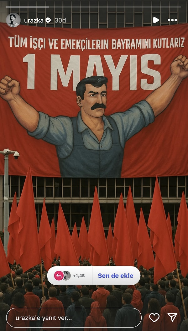 Emek En Yüce Değer: Ünlüler 1 Mayıs'ı Anlamlı Paylaşımlarla Kutladı! 8 emek en yuce deger unluler 1 mayisi anlamli paylasimlarla kutladi 7 p63dkjyW