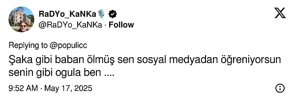 Hakan Yılmaz'ın "Babamın Ölümünü Instagram'dan Öğrendim" Sözleri X'te Tepki Çekmesine Neden Oldu! 5 hakan yilmazin babamin olumunu instagramdan ogrendim sozleri xte tepki cekmesine neden oldu 4 AW9hk6R4