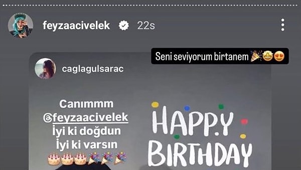 Kendini Bu Kadar Sevemezsin: Kızılık Şerbeti'nin Nilay'ı Feyza Civelek'i Doğum Gününde Kaç Hikaye Paylaştı? 3 kendini bu kadar sevemezsin kizilik serbetinin nilayi feyza civeleki dogum gununde kac hikaye paylasti e5rc5N1U