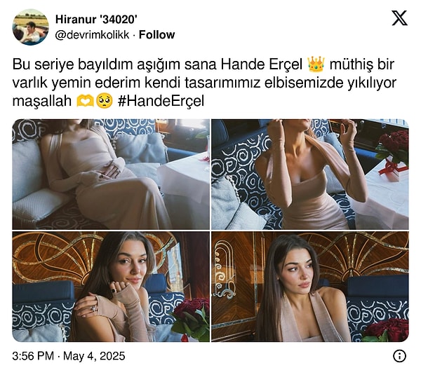 Merakımız Artık Son Bulabilir: Hande Erçel'in Kendi Tasarladığı Elbiseyi Sonunda Onun Üzerinde Görebildik! 7 merakimiz artik son bulabilir hande ercelin kendi tasarladigi elbiseyi sonunda onun uzerinde gorebildik 6 hCT3inKn