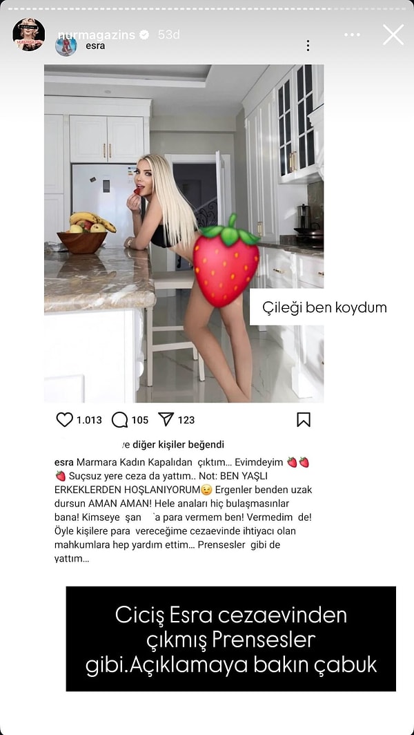 Önce Heveslendi Sonra Geri Sildi: Cezaevinden Çıkan Ciciş Kardeşlerin Esra Ersoy'undan İlk Paylaşım! 2 once heveslendi sonra geri sildi cezaevinden cikan cicis kardeslerin esra ersoyundan ilk paylasim 1 8maNGIDV