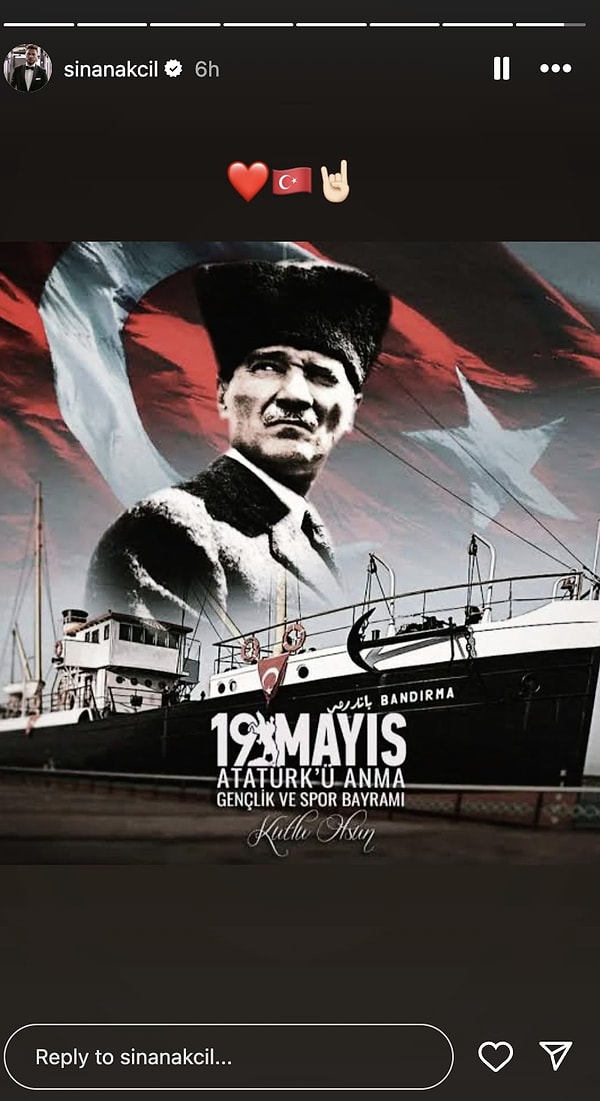 unlu isimlerden 19 mayis ataturku anma genclik ve spor bayrami coskusu sosyal medya bayram R9XWSMA7