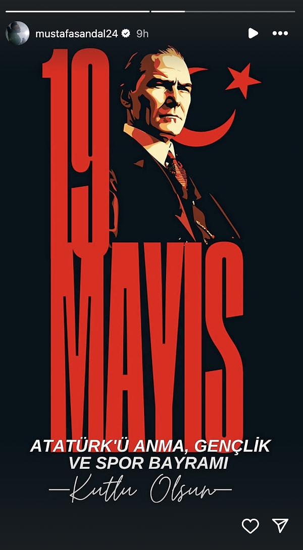 unlu isimlerden 19 mayis ataturku anma genclik ve spor bayrami coskusu sosyal medya bayram