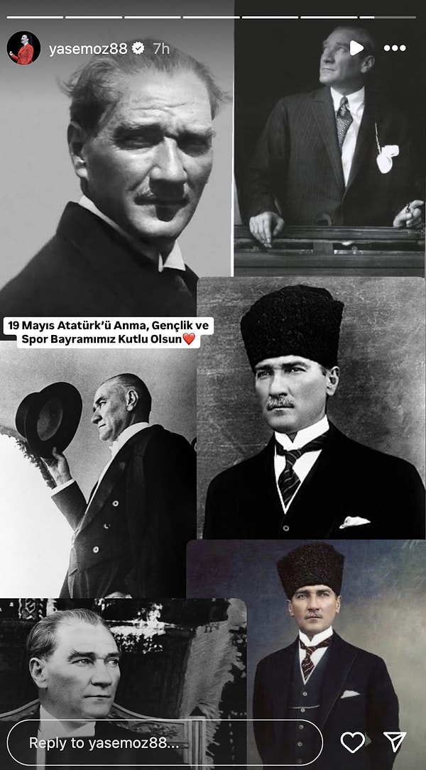 unlu isimlerden 19 mayis ataturku anma genclik ve spor bayrami coskusu sosyal medya bayram ys6W9YY4