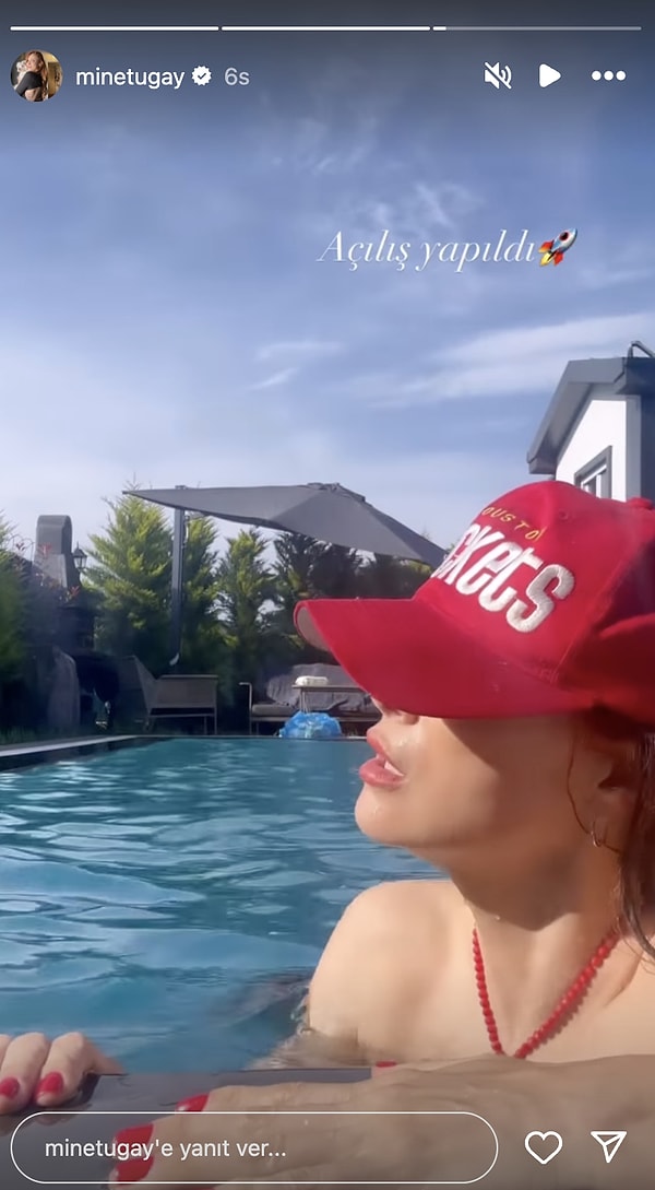 Yaz Sezonunu Açan Burcu Biricik'ten Havuz Keyfi Yapan Mine Tugay'a 8 Mayıs'ta Ünlülerin Instagram Hikayeleri 4 yaz sezonunu acan burcu biricikten havuz keyfi yapan mine tugaya 8 mayista unlulerin XnJkU9BR