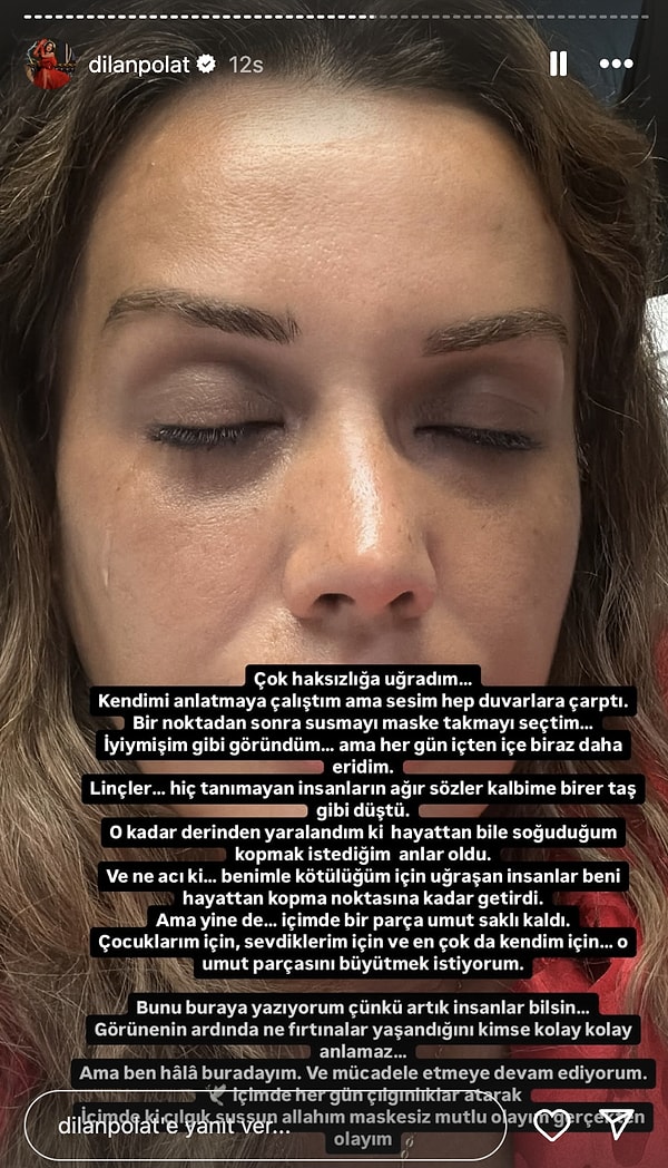 cezaevi sonrasi ruhsal cokus yasayan dilan polattan radikal karar dayanamadi hastaneye yatti 1 qAOIZXlh