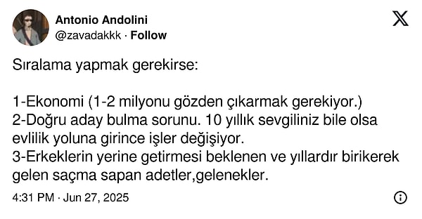 "Gençler Neden Evlenemiyor?" Sorusuna Gelen Birbirinden Mantıklı Cevaplar 3 gencler neden evlenemiyor sorusuna gelen birbirinden mantikli cevaplar 2 traEsqT1