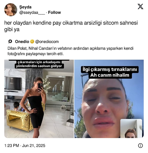 prim mi yardim cagrisi mi dilan polatin nihal candanin vefati sonrasi yaptigi paylasim tartisma vVLV363D