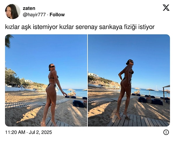 33. Yaşına Basan Serenay Sarıkaya'nın Bikinili Pozları Kullanıcılardan "Gittikçe Gençleşiyor!" Tepkisi Aldı 15 33 yasina basan serenay sarikayanin bikinili pozlari kullanicilardan gittikce genclesiyor tepkisi aldi 14 1ml1fqdF