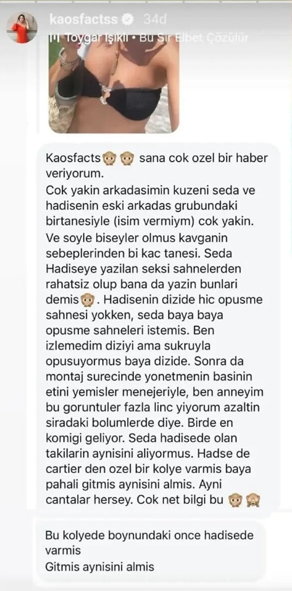 bu iddia ortalik karistirir aralari bir anda bozulan seda bakan ve hadisenin kuslugunun nedeni effFAuHQ