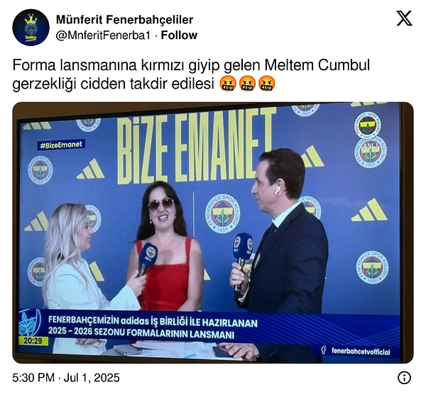 Fenerbahçe'nin Yeni Forma Lansmanına Kırmızı Elbisesiyle Katılan Meltem Cumbul Tartışmaların Fitilini Ateşledi 11 fenerbahcenin yeni forma lansmanina kirmizi elbisesiyle katilan meltem cumbul tartismalarin fitilini atesledi 10 PLqfVglB