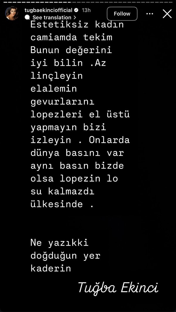gece kulubundeki jartiyerli paylasimiyla olay olan tugba ekinci aldigi elestirilere ates puskurdu 2 L4imZcTZ